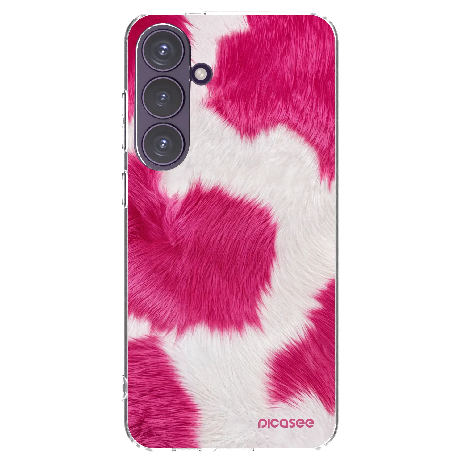 Picasee silikónový prehľadný obal pre Samsung Galaxy S24+ S926B 5G - Pink Moo