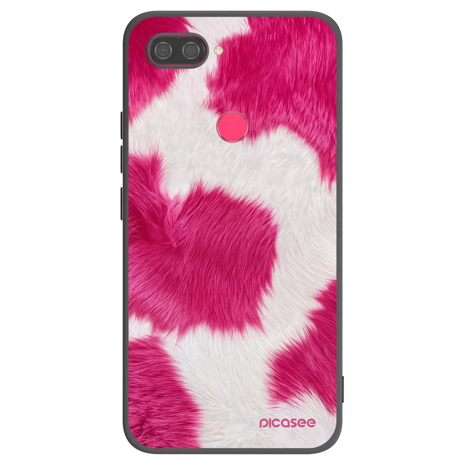 Picasee silikónový čierny obal pre Xiaomi Mi 8 Lite - Pink Moo