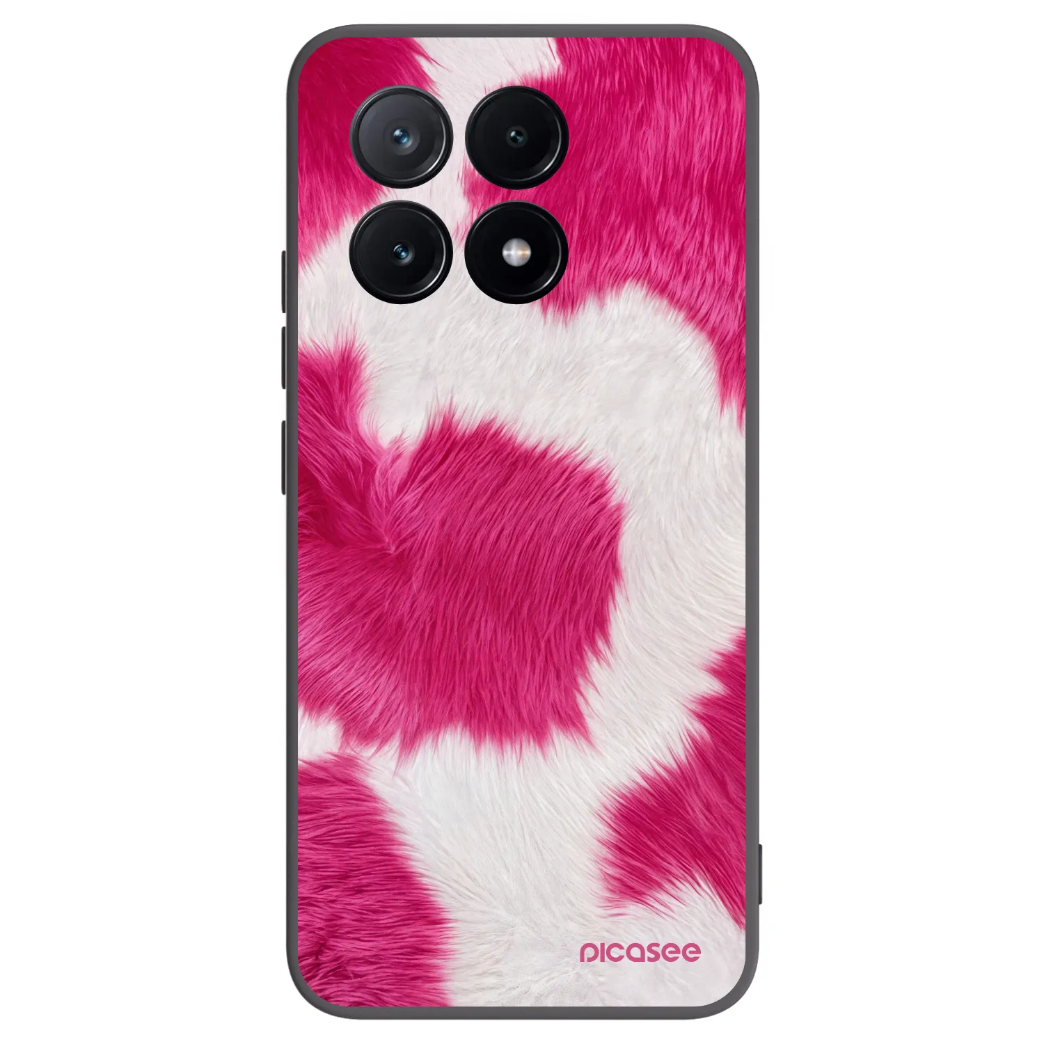 Picasee silikónový čierny obal pre Xiaomi Poco X6 Pro - Pink Moo