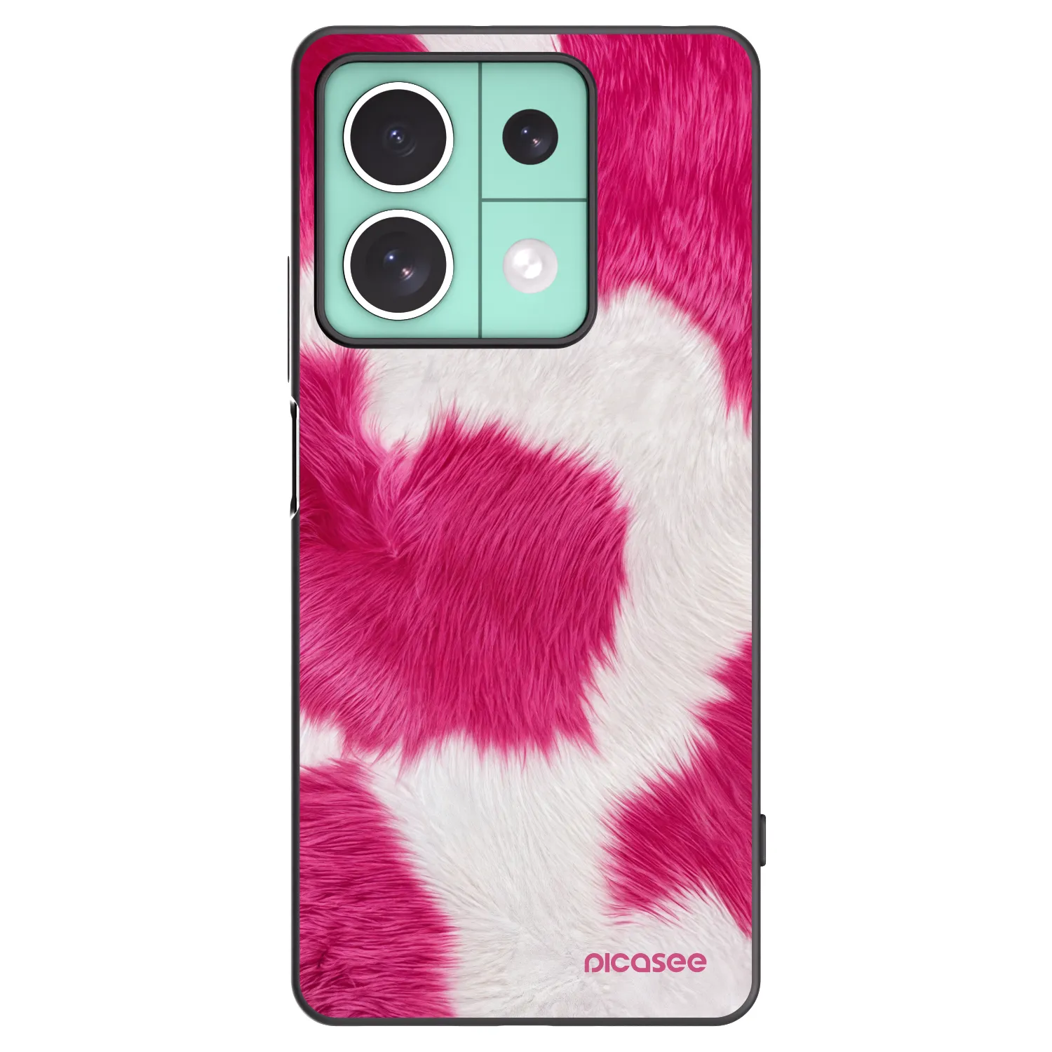 Picasee silikónový čierny obal pre Xiaomi Redmi Note 13 5G - Pink Moo