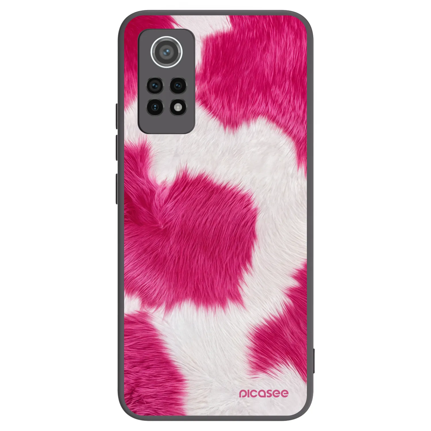 Picasee silikónový čierny obal pre Xiaomi Redmi Note 12 Pro 4G - Pink Moo