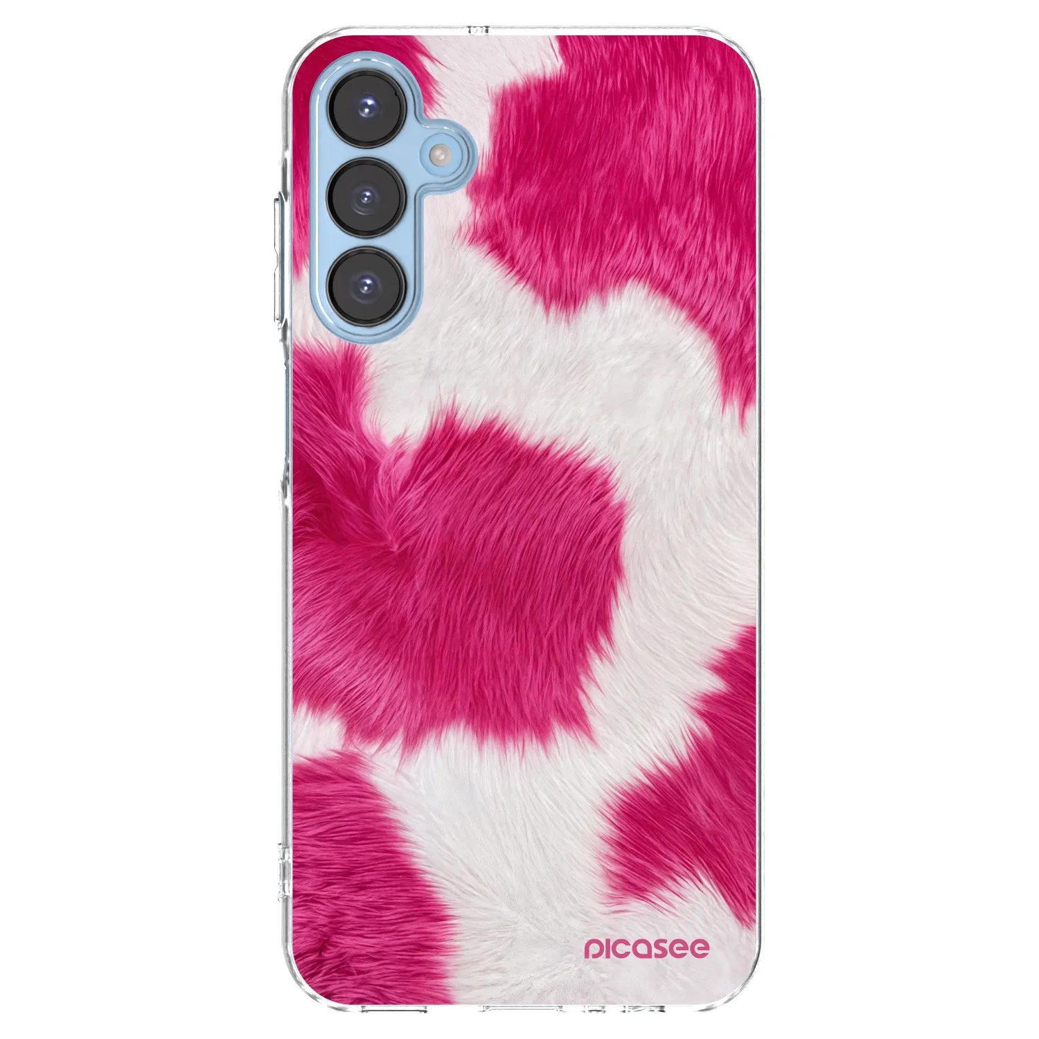 Picasee silikónový prehľadný obal pre Samsung Galaxy A15 A156B 5G - Pink Moo