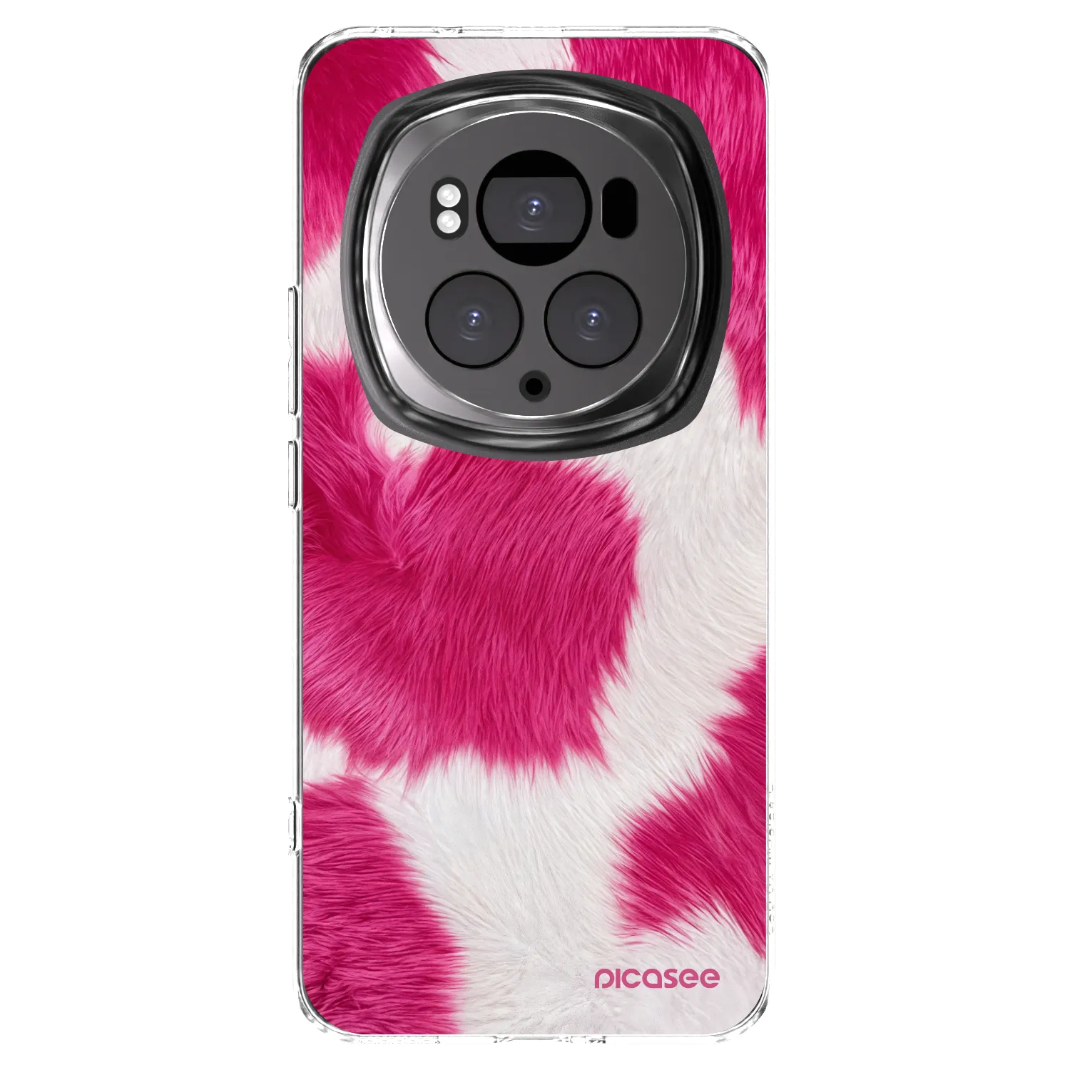 Picasee silikónový prehľadný obal pre Honor Magic6 Pro - Pink Moo