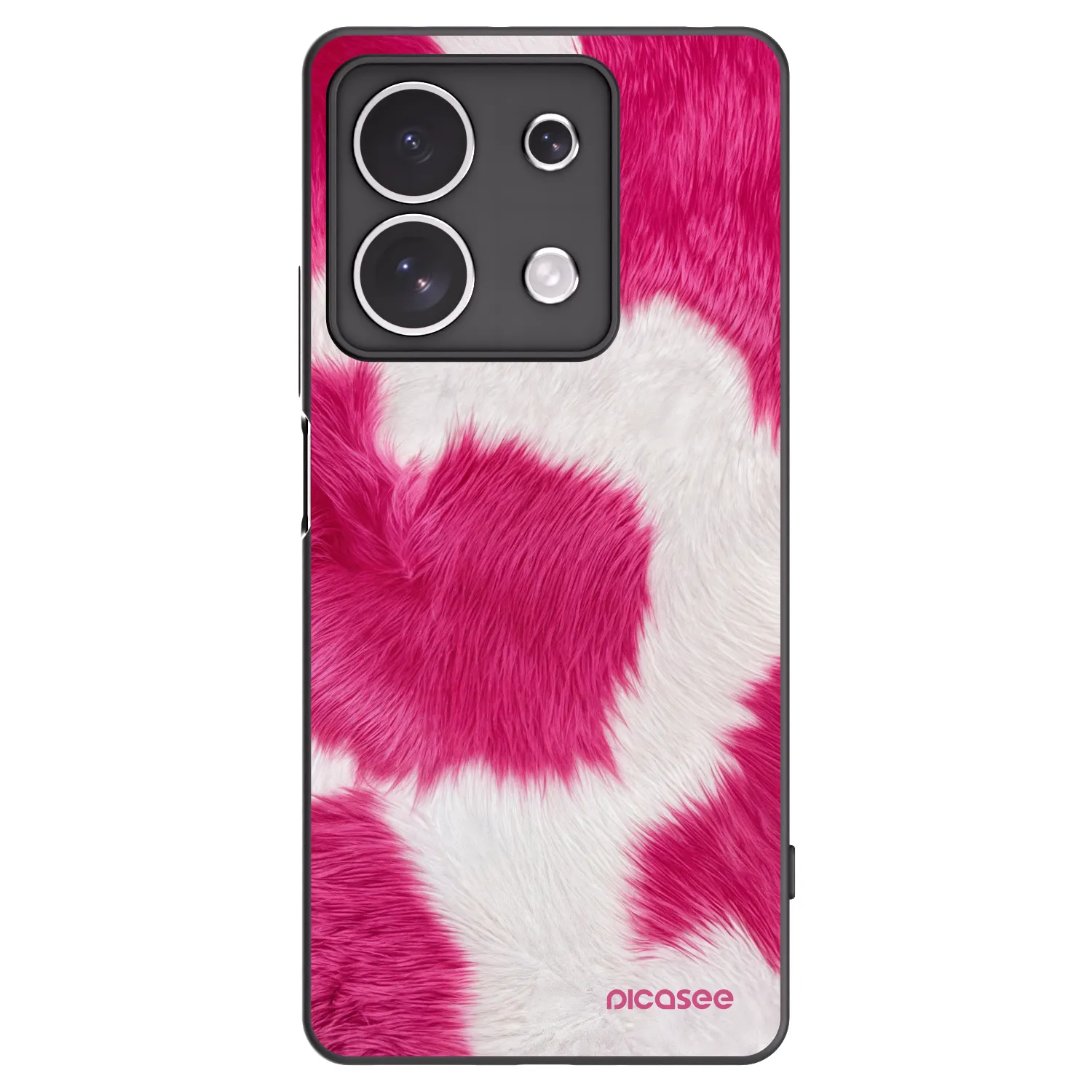 Picasee silikónový čierny obal pre Xiaomi Redmi Note 13 4G - Pink Moo