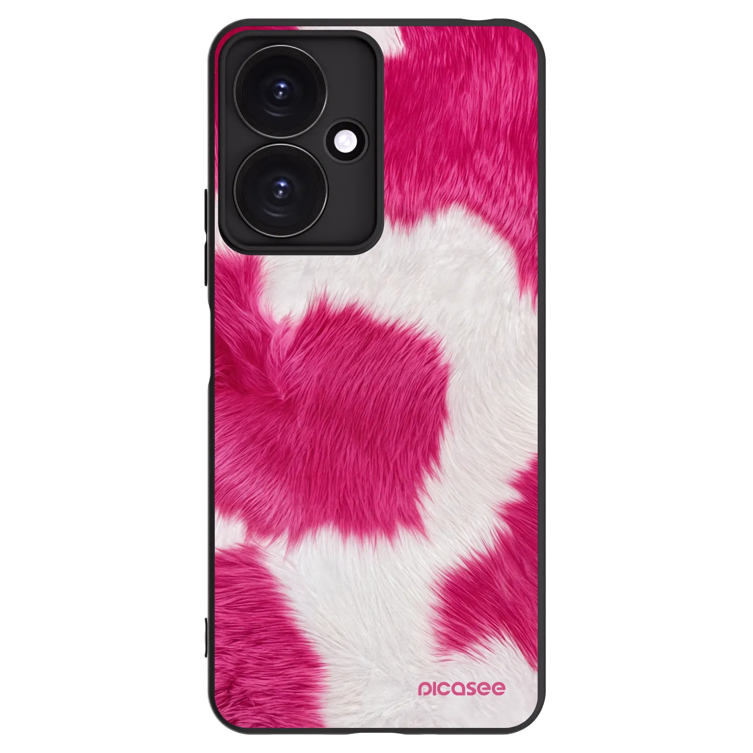 Picasee silikónový čierny obal pre Xiaomi Redmi 13C 5G - Pink Moo
