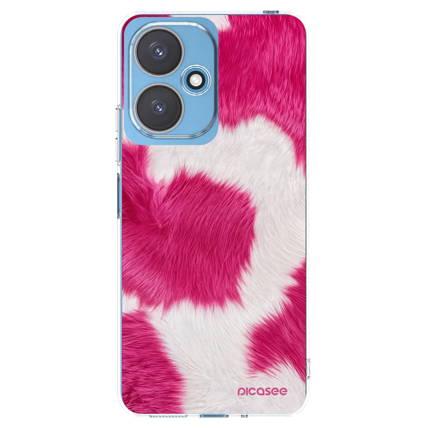 Picasee silikónový prehľadný obal pre Xiaomi Redmi 13C 5G - Pink Moo