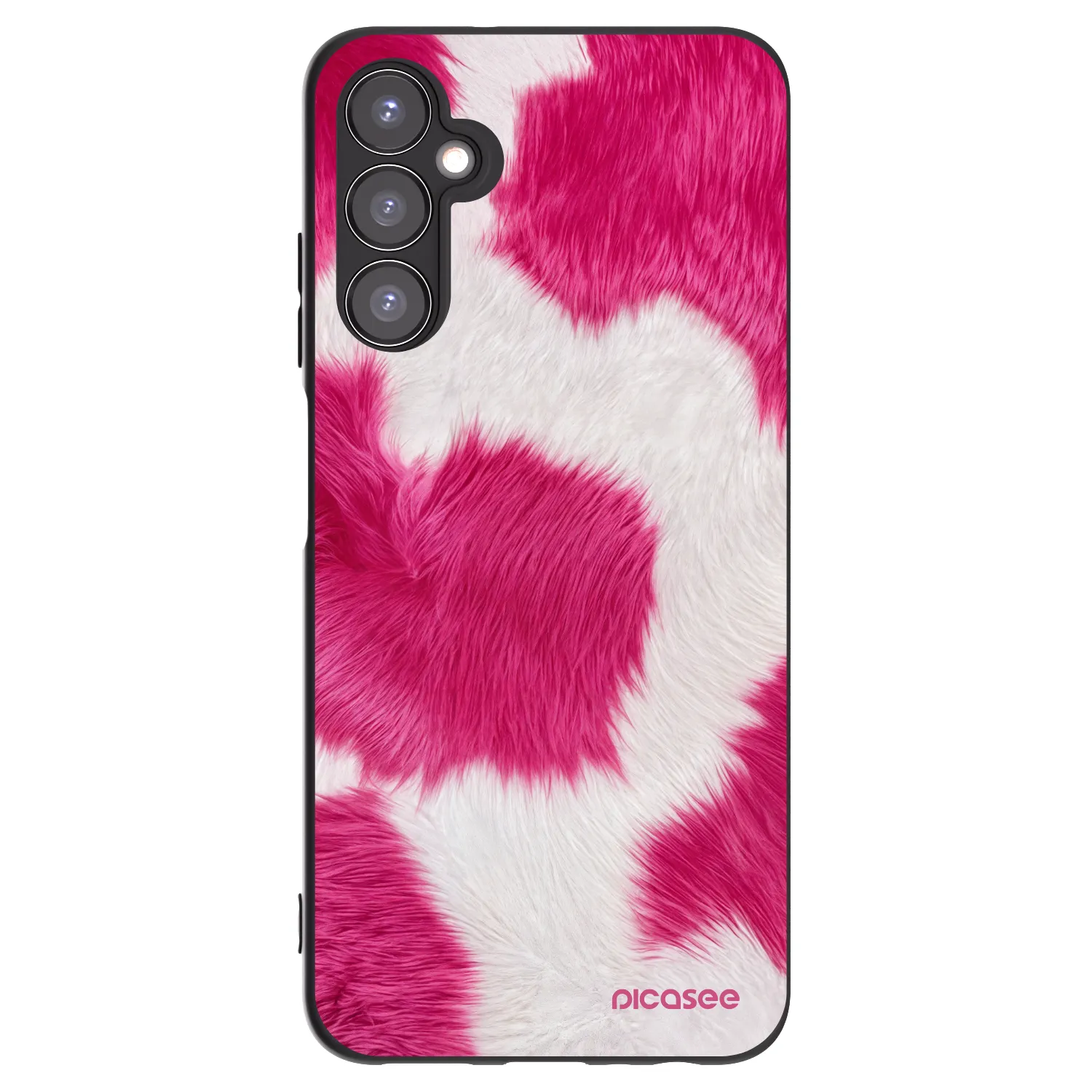 Picasee silikónový čierny obal pre Samsung Galaxy A05s A057G - Pink Moo