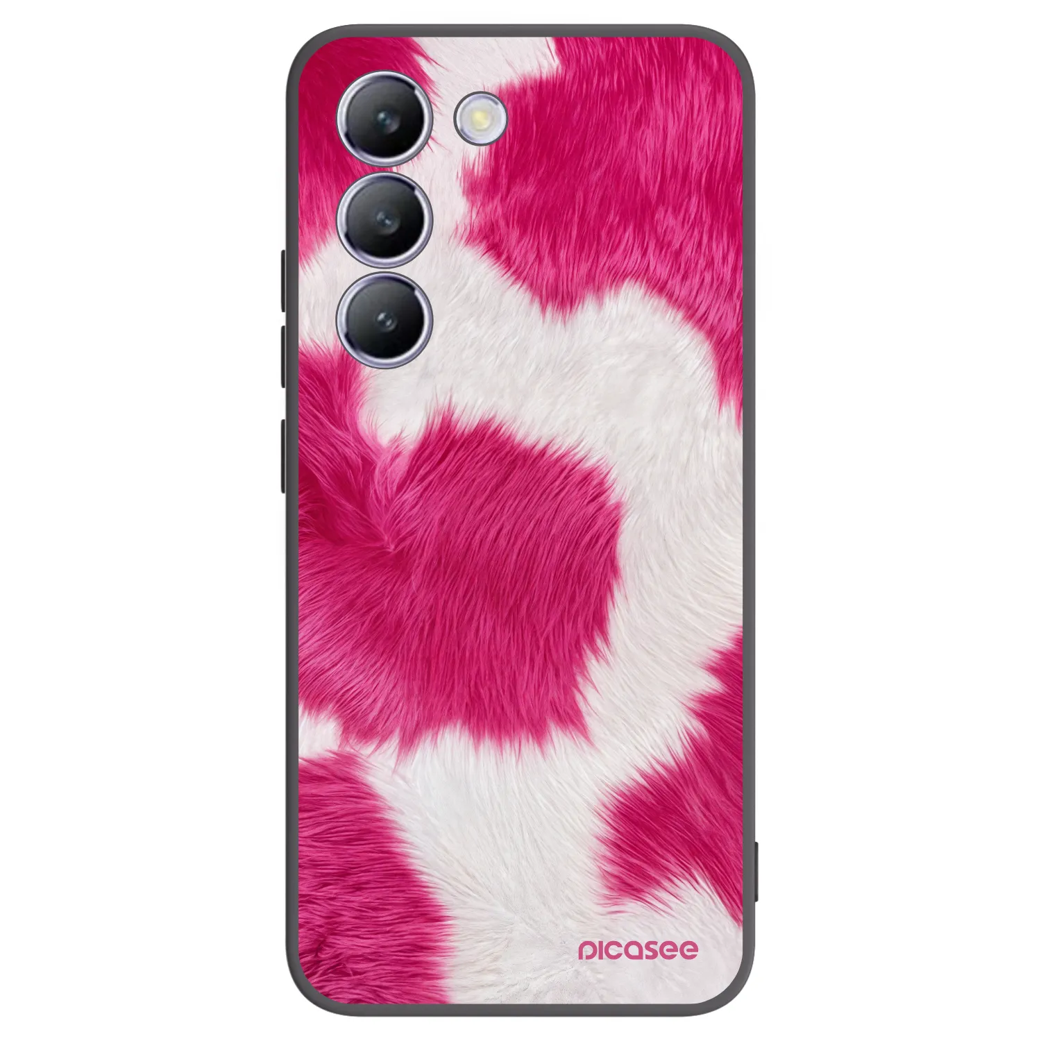 Picasee silikónový čierny obal pre Vivo V40 SE 5G - Pink Moo