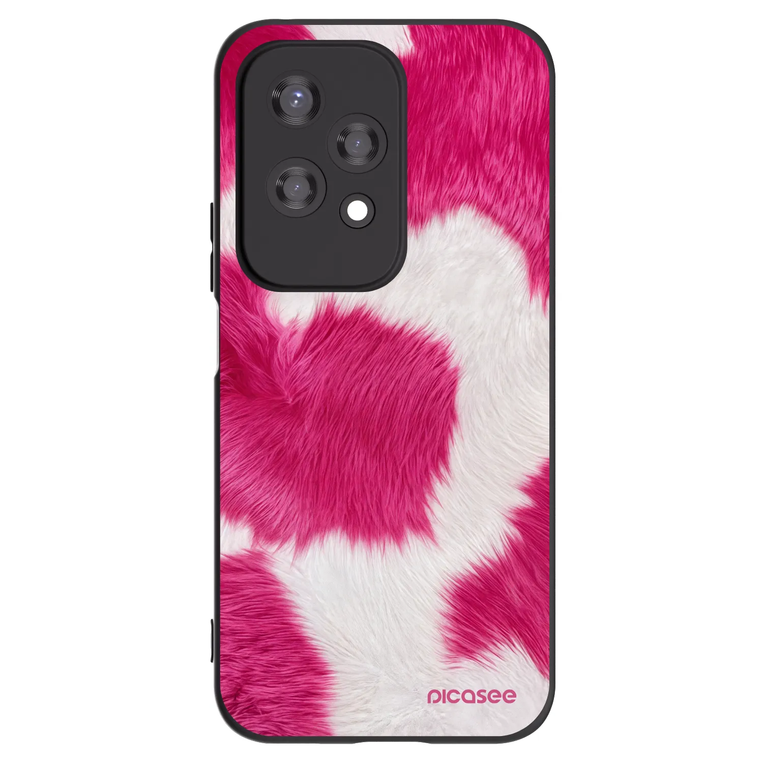 Silikónový čierny obal pre Honor 200 Lite - Pink Moo
