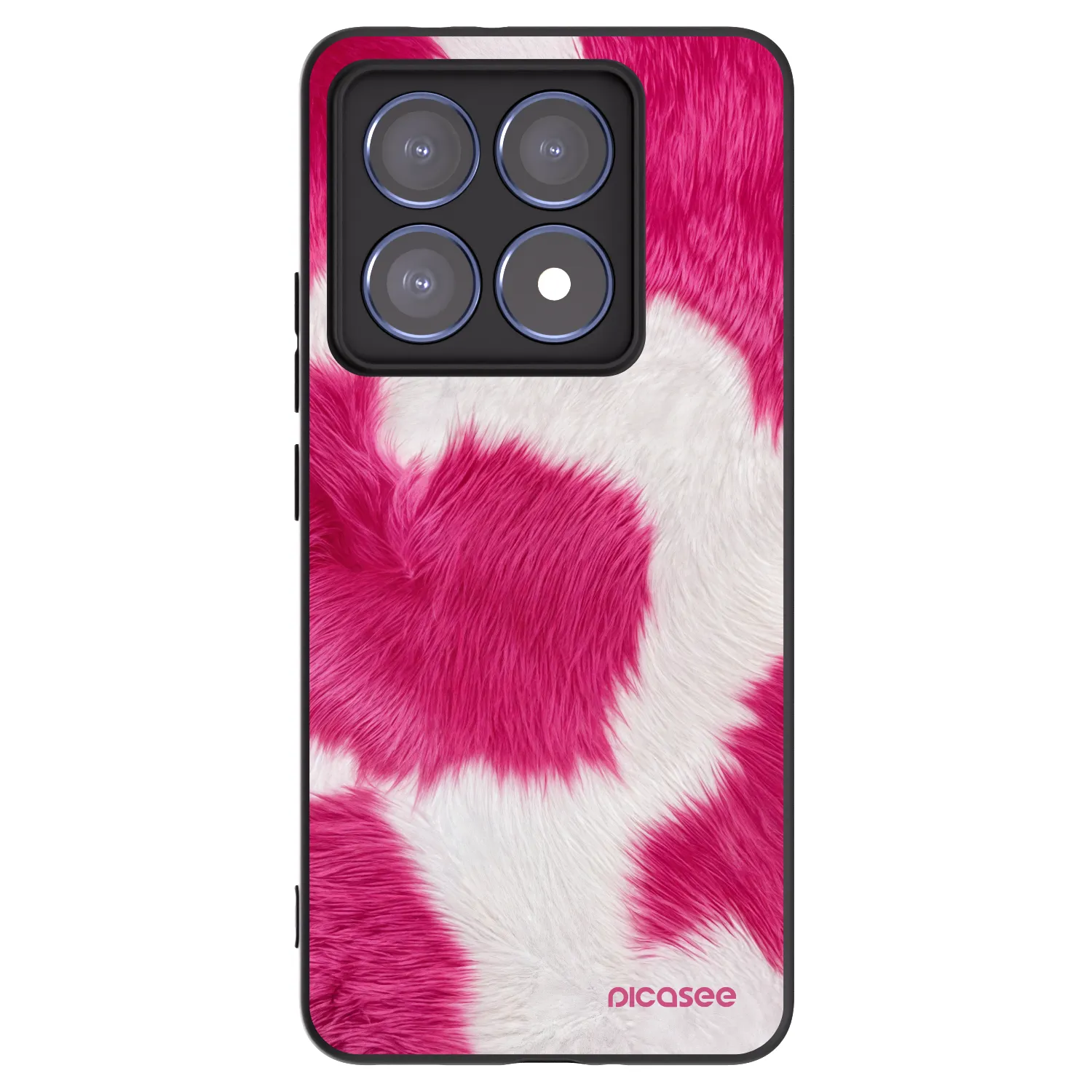 Picasee silikónový čierny obal pre Xiaomi 14T Pro - Pink Moo