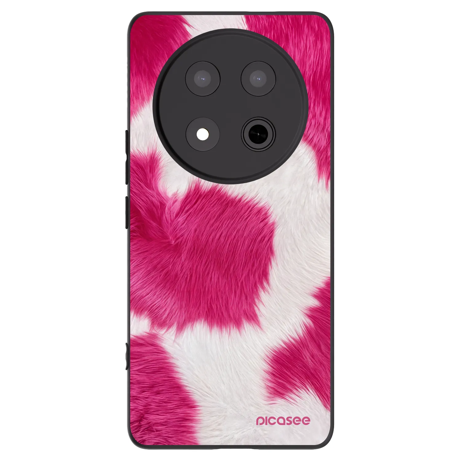 Picasee silikónový čierny obal pre Honor Magic7 Lite 5G - Pink Moo