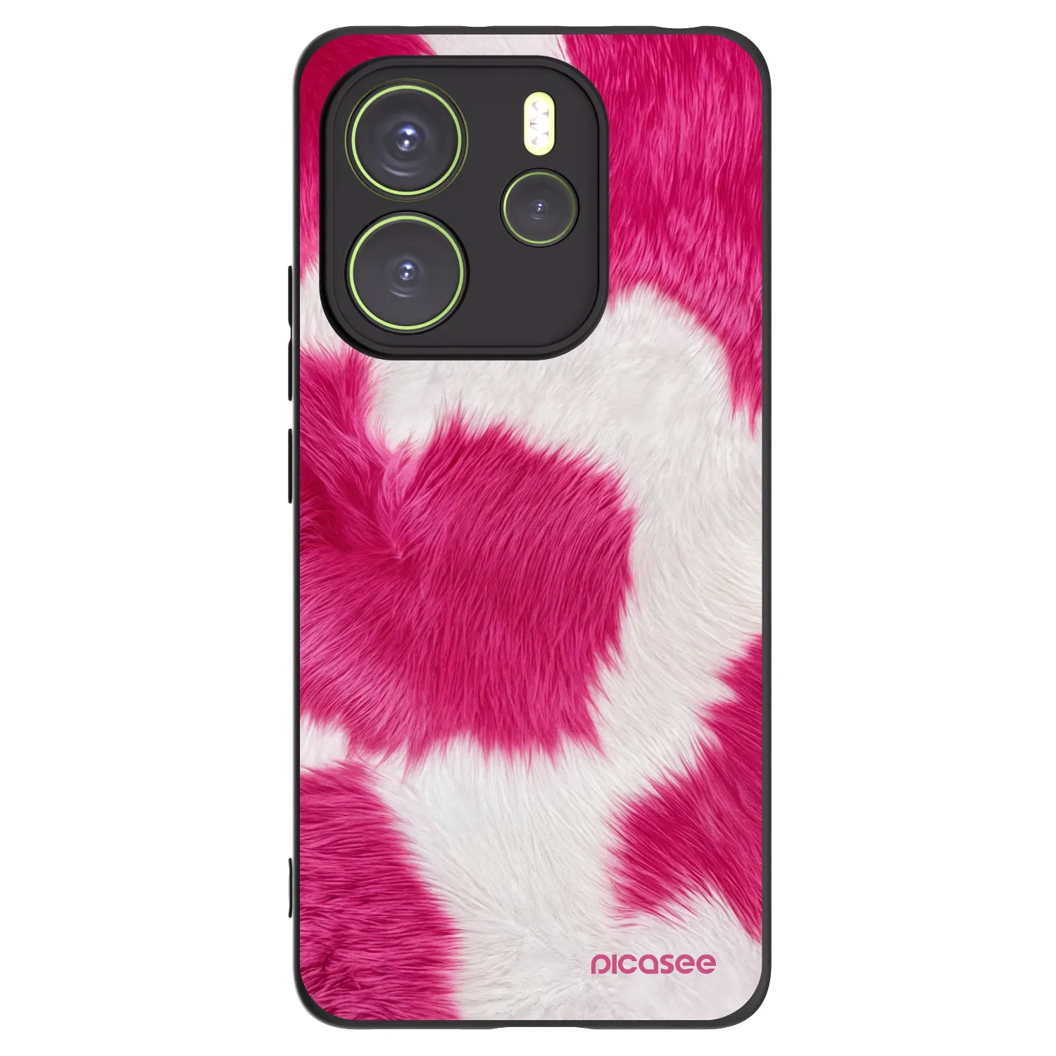 Picasee silikónový čierny obal pre Xiaomi Redmi Note 14 4G - Pink Moo