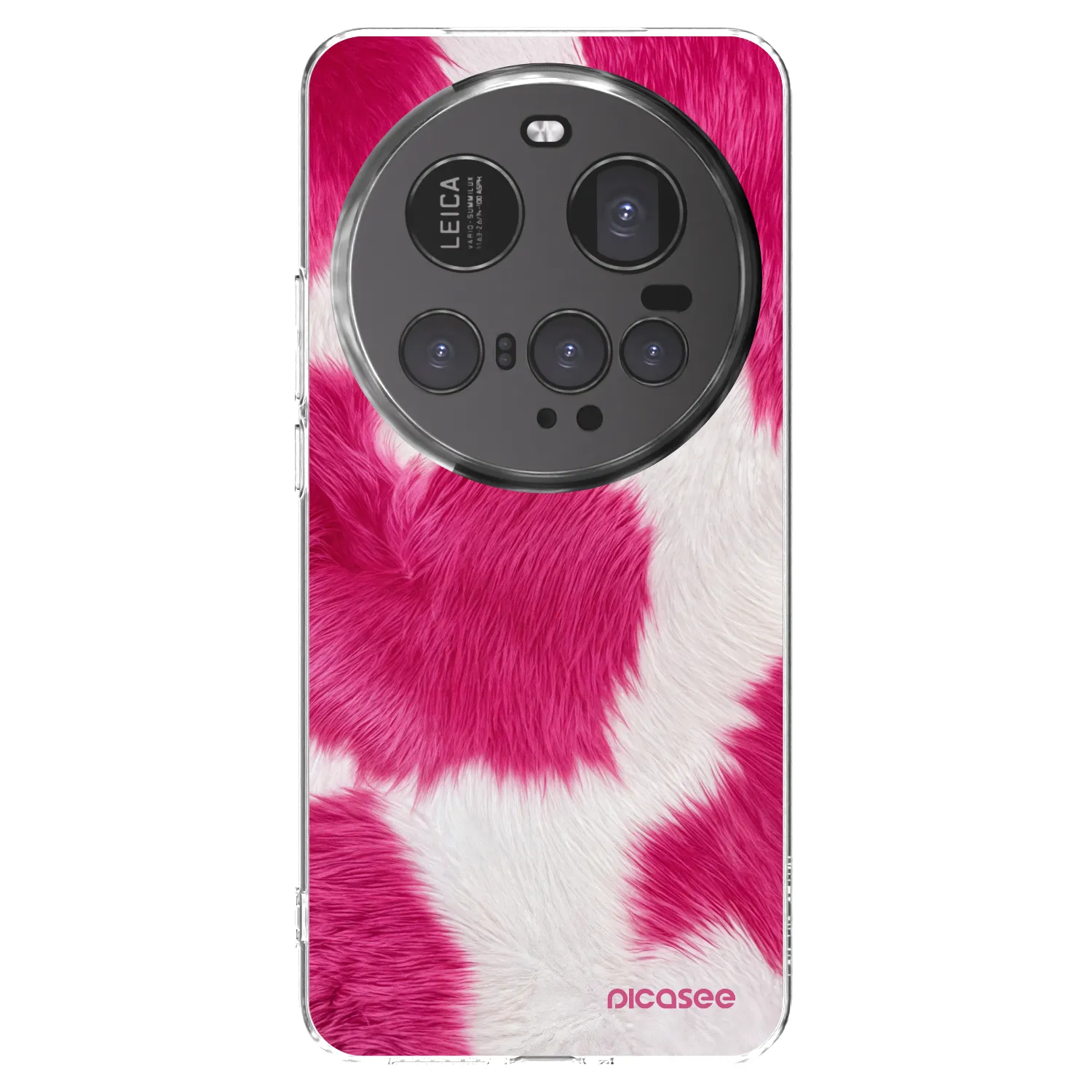 Picasee silikónový prehľadný obal pre Xiaomi 15 Ultra - Pink Moo