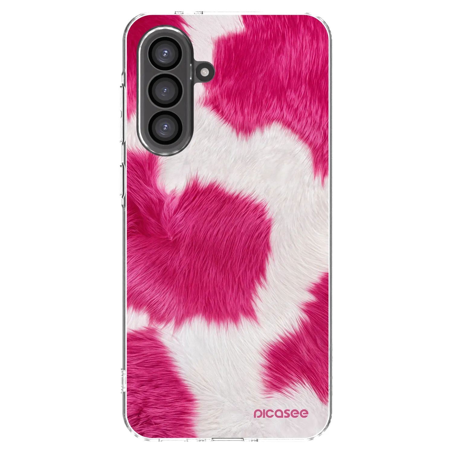 Picasee silikónový prehľadný obal pre Samsung Galaxy A56 5G A566B - Pink Moo