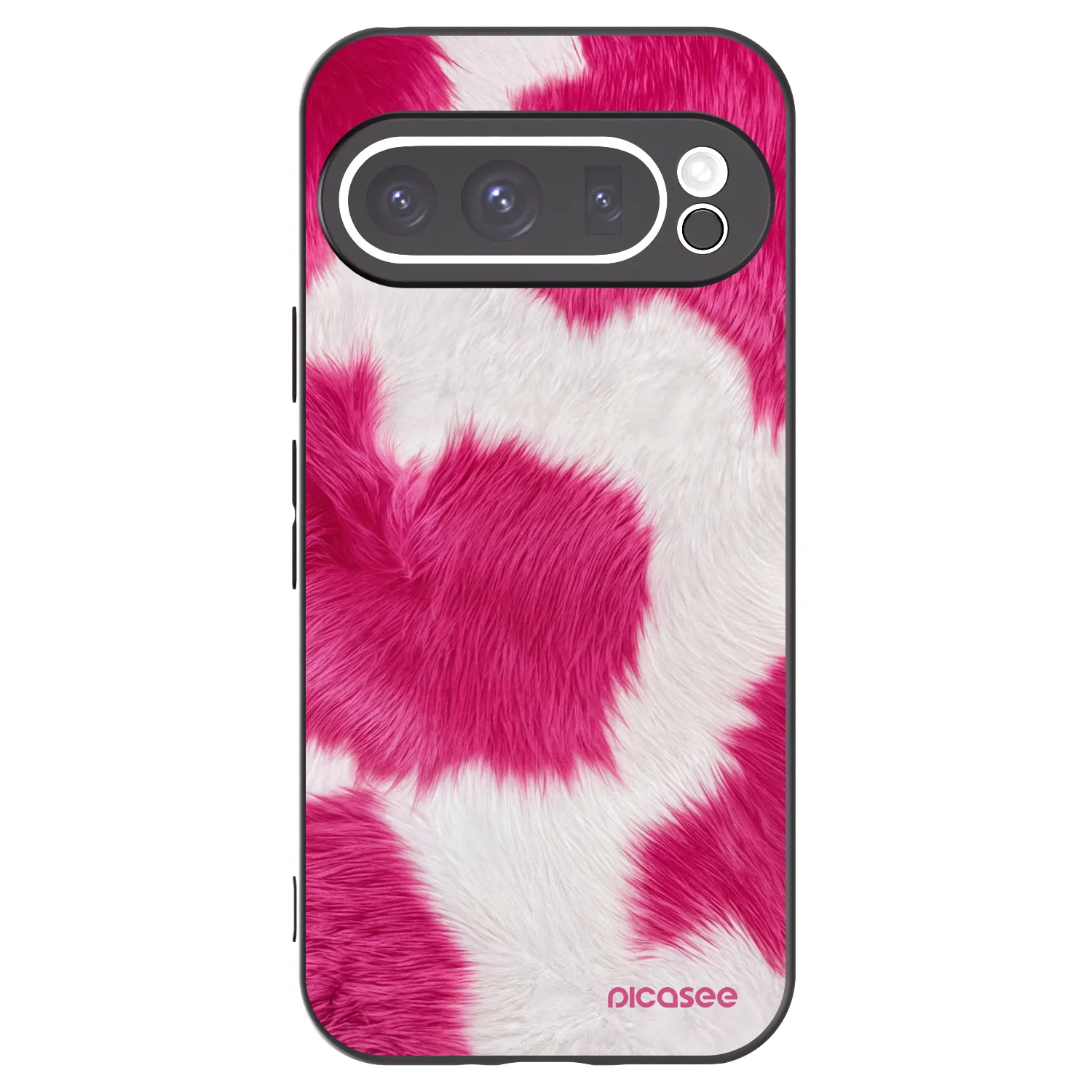 Silikónový čierny obal pre Google Pixel 9 Pro - Pink Moo