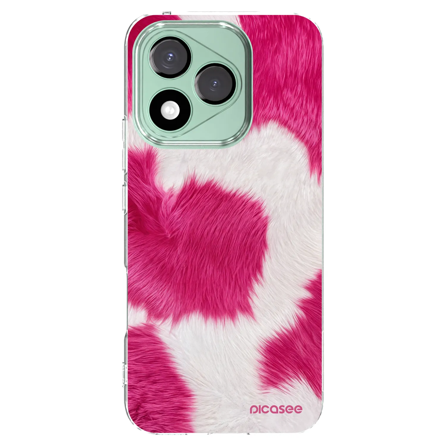 Picasee silikónový prehľadný obal pre Honor 400 Lite 5G - Pink Moo
