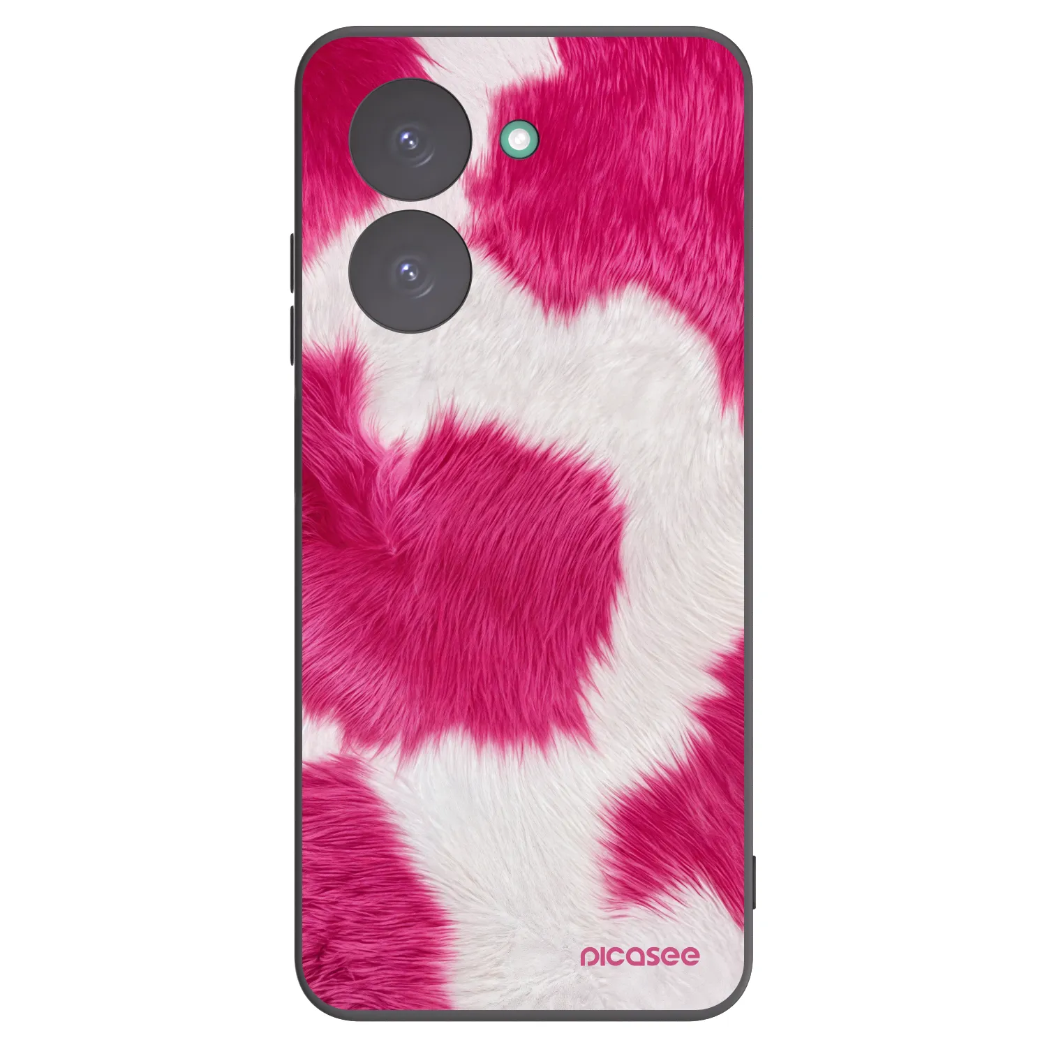 Picasee silikónový čierny obal pre Xiaomi Redmi A5 - Pink Moo