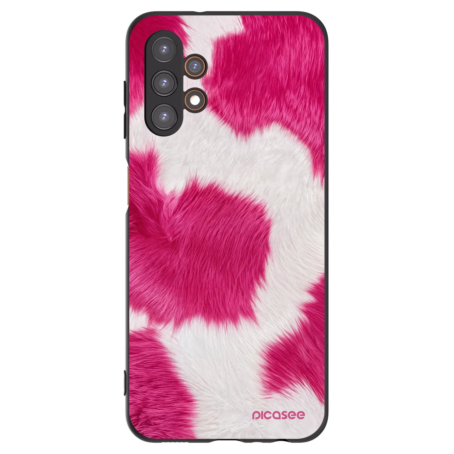 Picasee silikónový čierny obal pre Samsung Galaxy A13 5G - Pink Moo