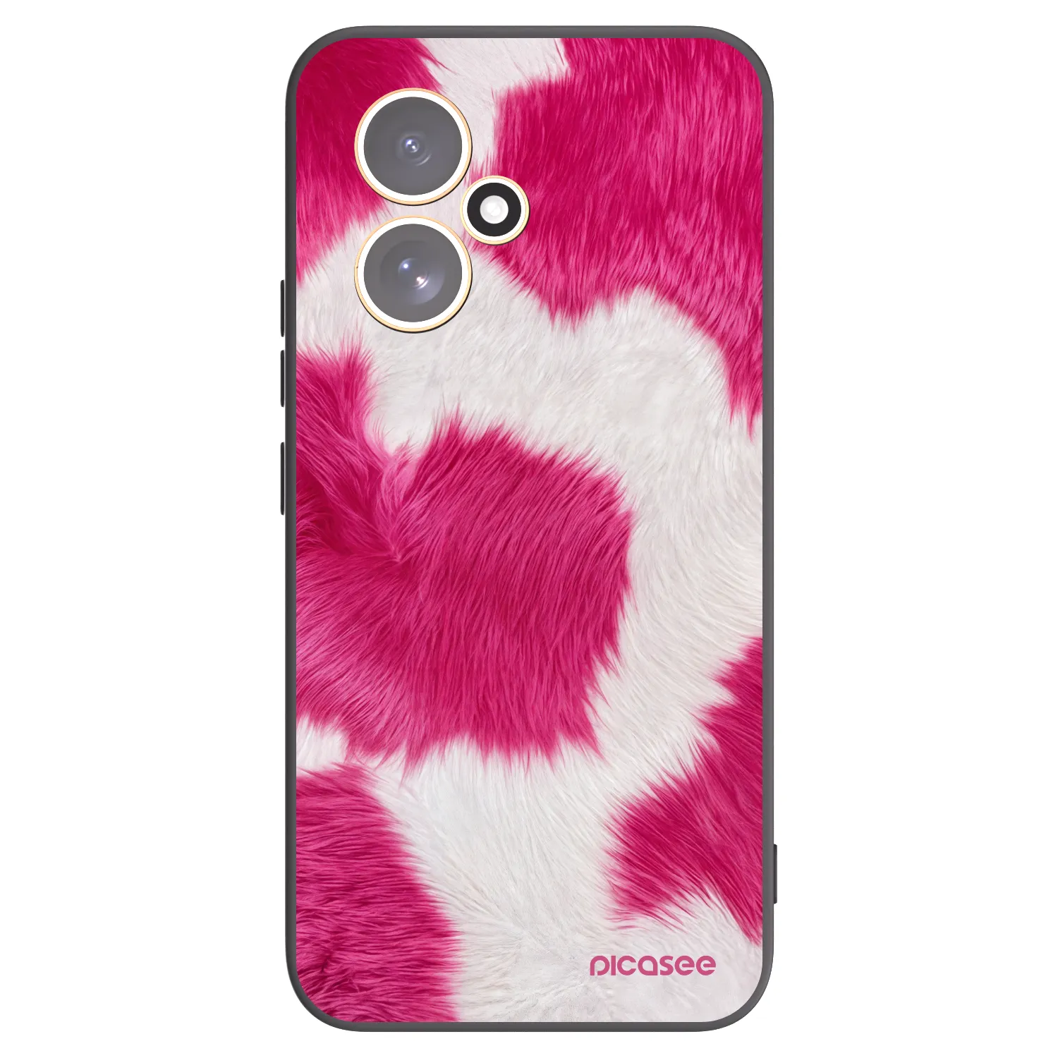 Picasee silikónový čierny obal pre Honor 400 5G - Pink Moo