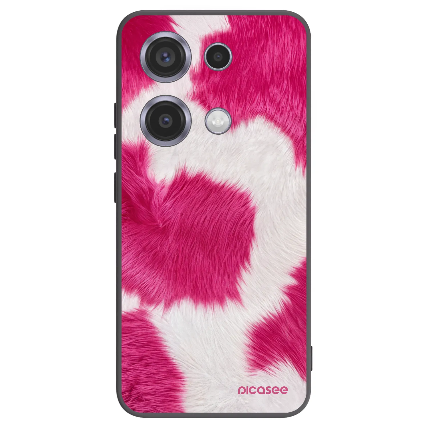 Picasee silikónový čierny obal pre Xiaomi Redmi Note 14S - Pink Moo