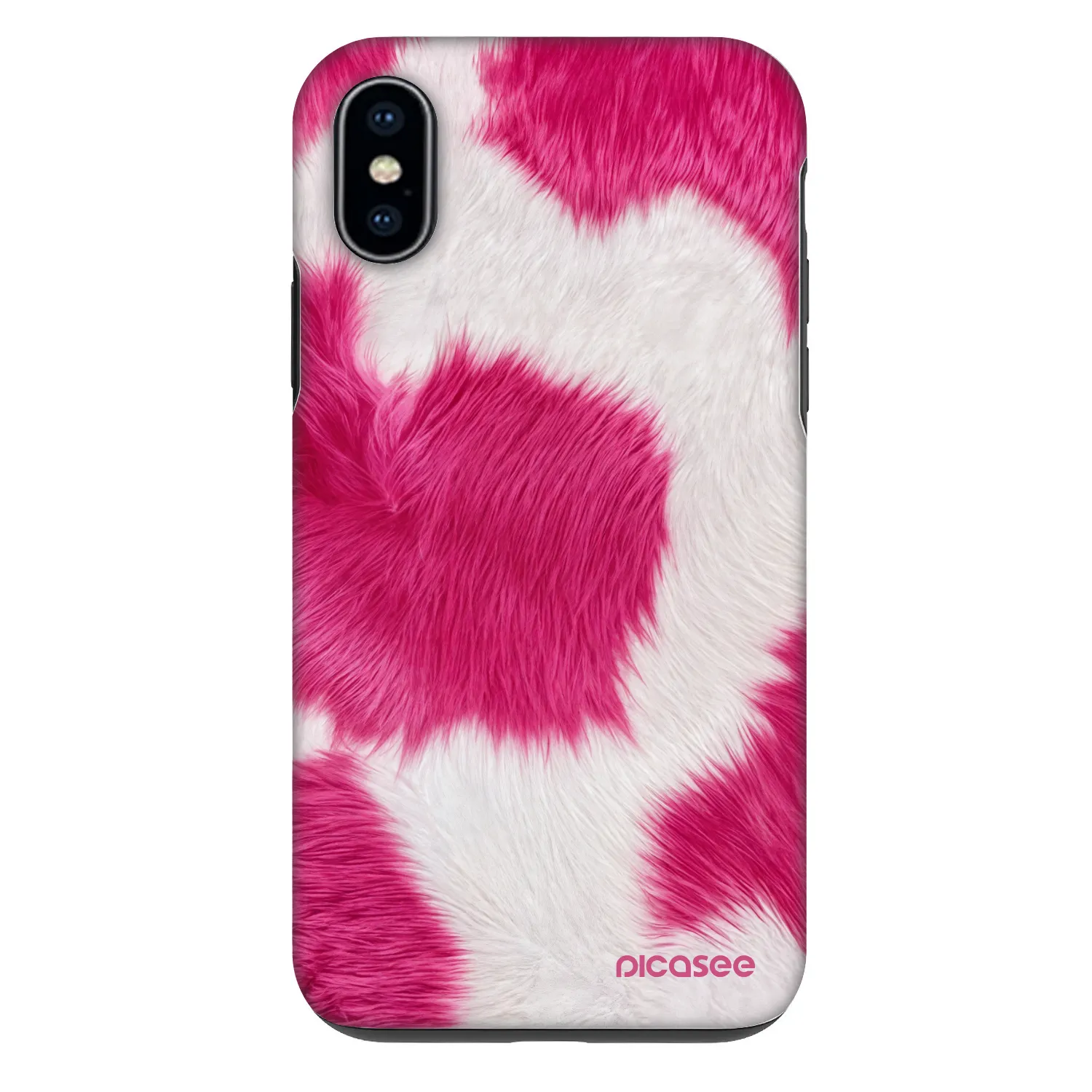 Picasee Fashion Case pre Apple iPhone X/XS - Pink Moo
