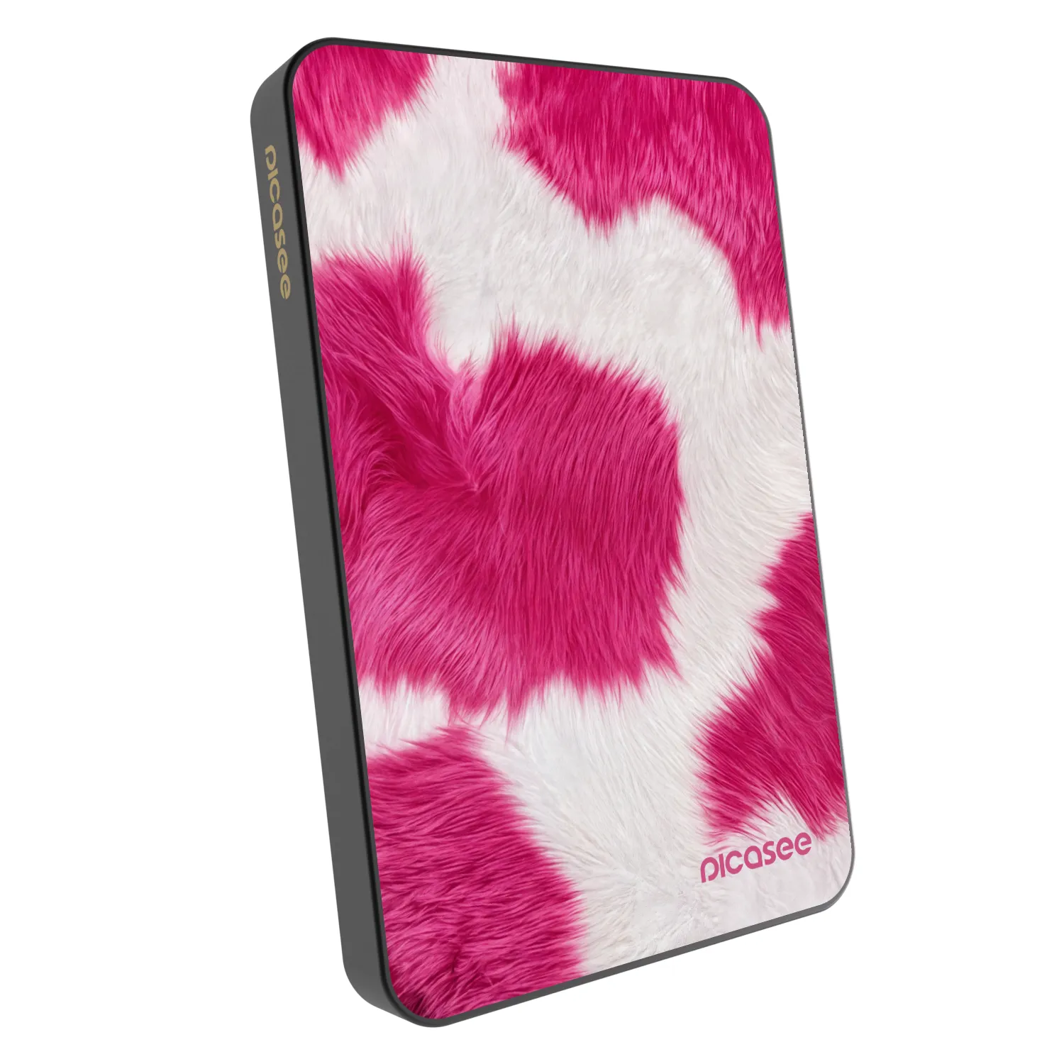 Picasee Powerbanka s MagSafe 5 000 mAh Šedá - Pink Moo
