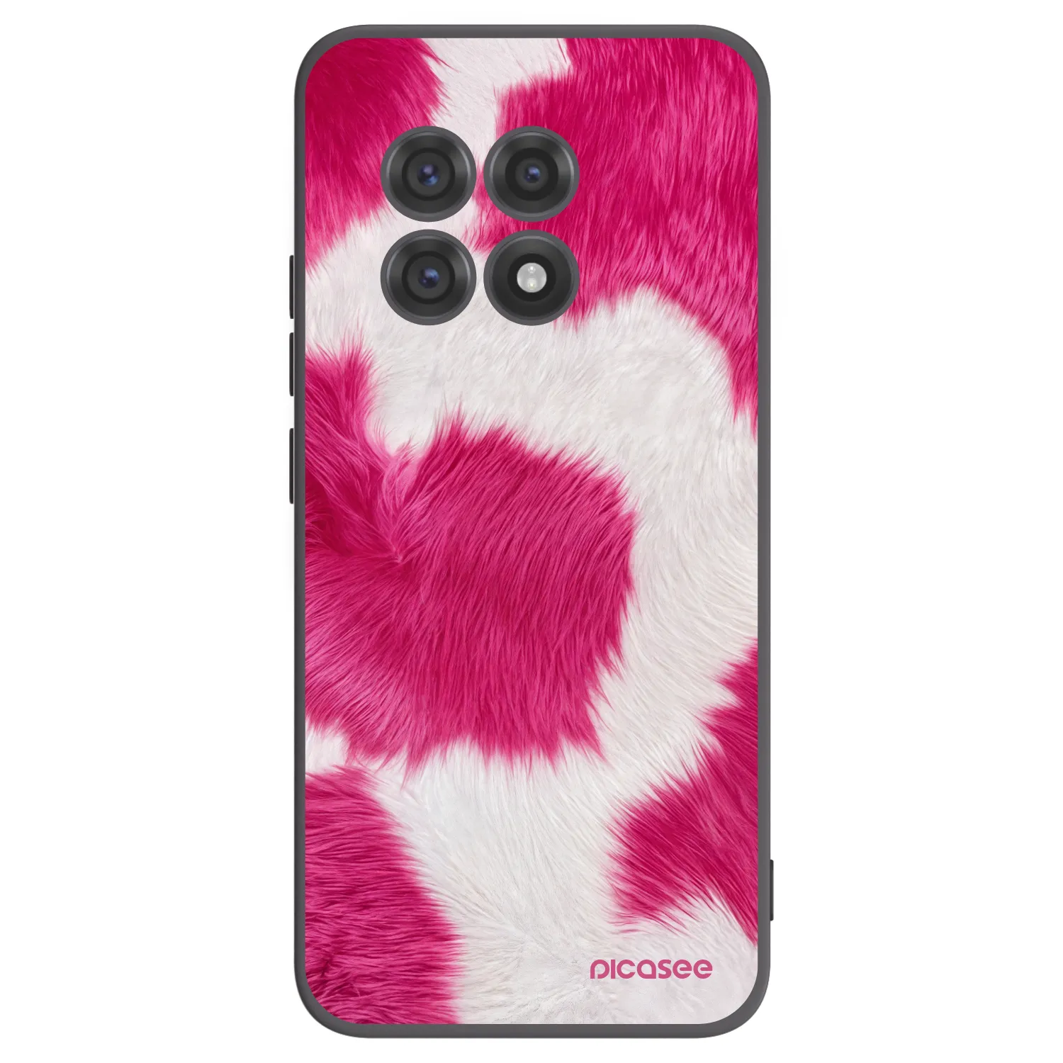 Picasee silikónový čierny obal pre OnePlus 13R 5G - Pink Moo