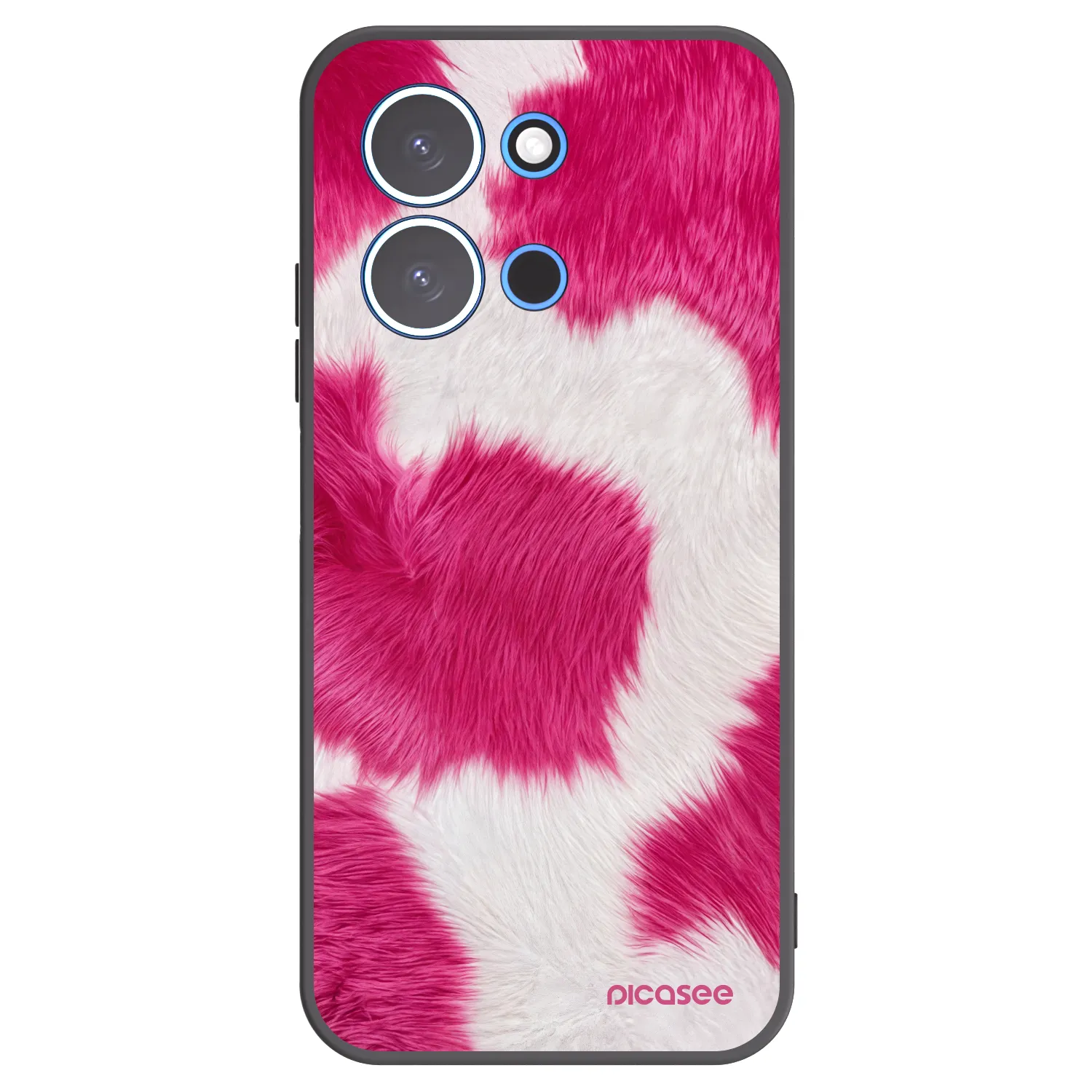 Silikónový čierny obal pre Xiaomi Redmi 15C 4G - Pink Moo