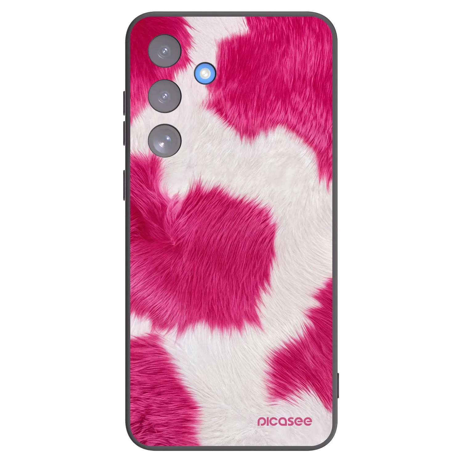 Picasee silikónový čierny obal pre Samsung Galaxy S25 FE 5G - Pink Moo