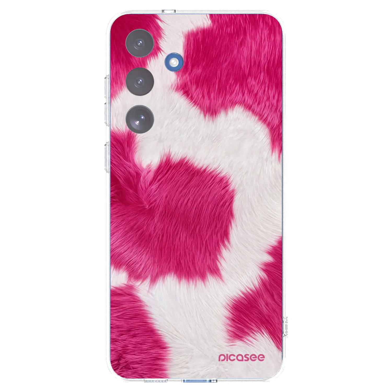 Picasee silikónový prehľadný obal pre Samsung Galaxy S25 FE 5G - Pink Moo