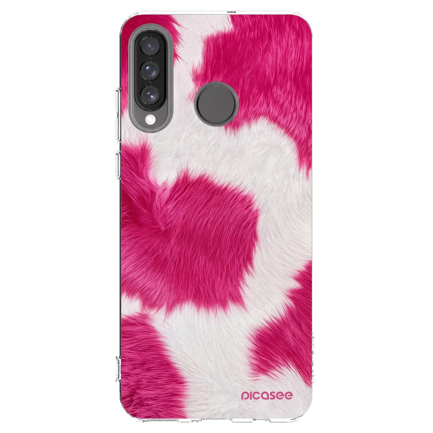 Picasee silikónový prehľadný obal pre Huawei P30 Lite - Pink Moo