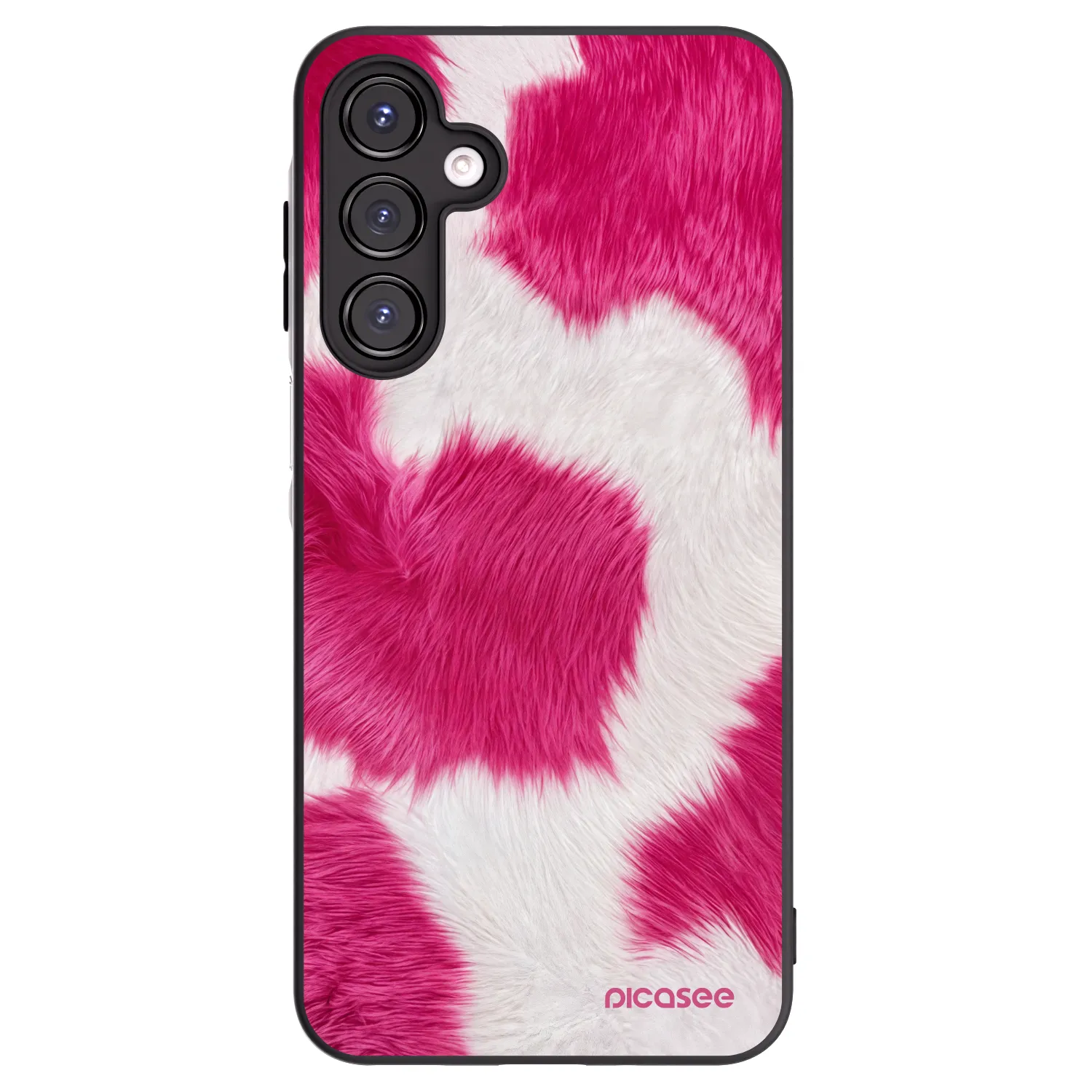 Picasee silikónový čierny obal pre Samsung Galaxy A16 4G - Pink Moo