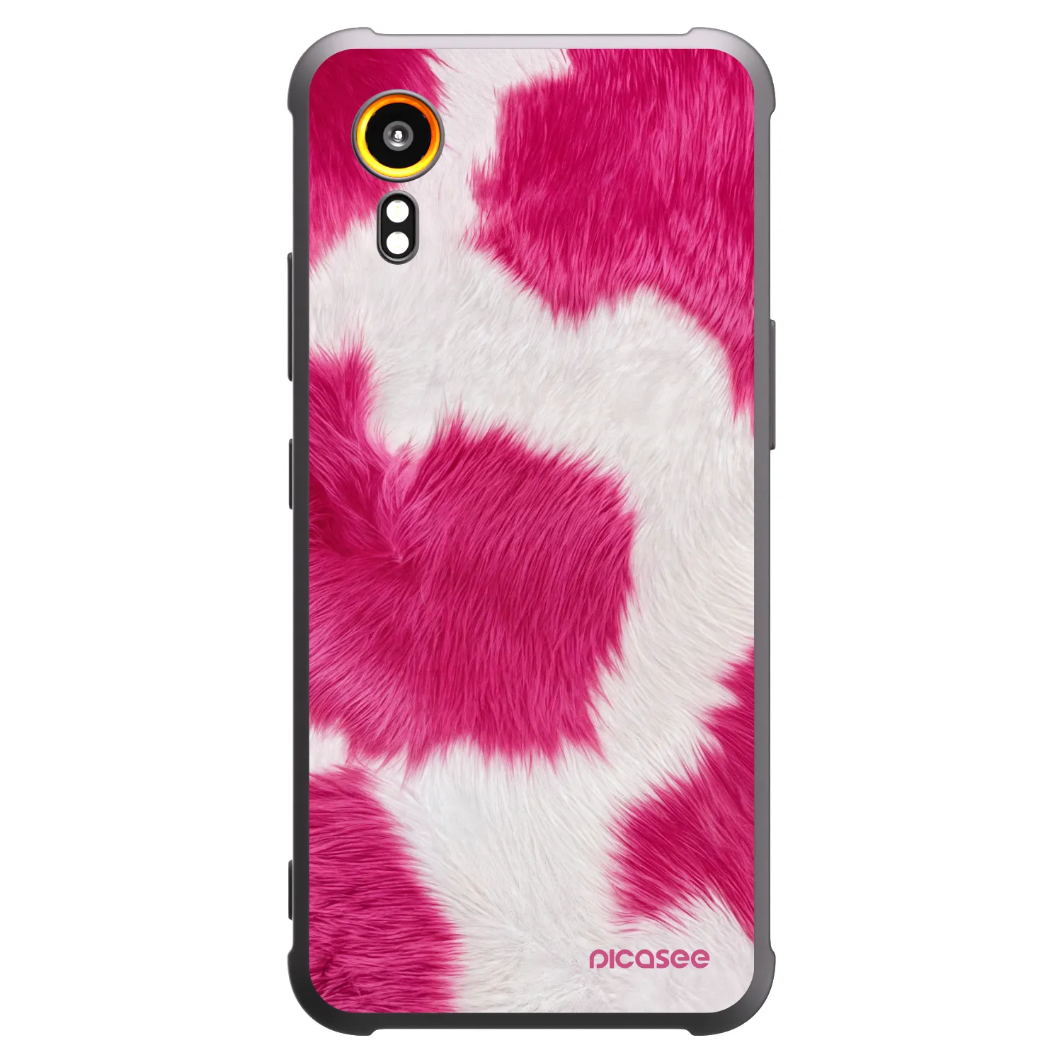 Picasee silikónový čierny obal pre Samsung Galaxy Xcover 7 - Pink Moo