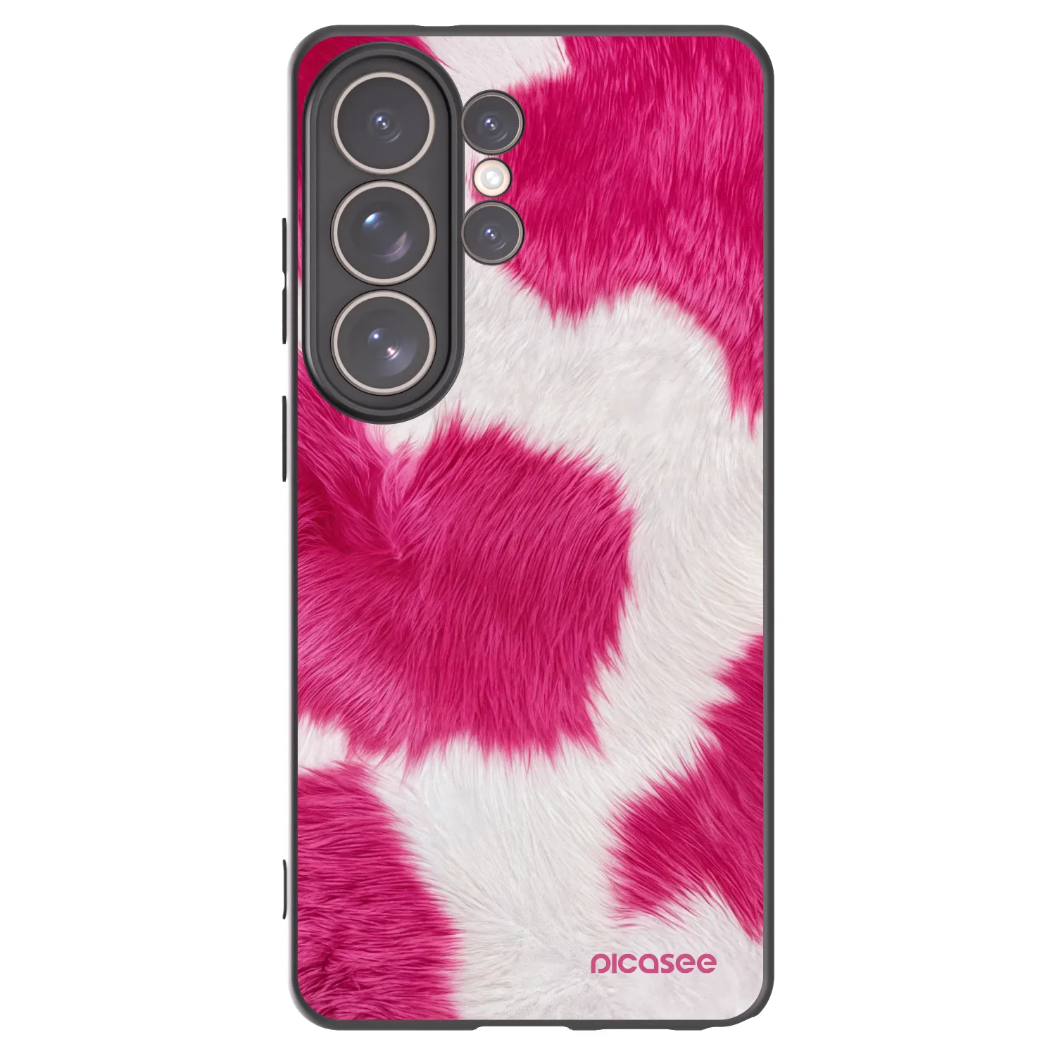 Picasee silikónový čierny obal pre Samsung Galaxy S26 Ultra - Pink Moo