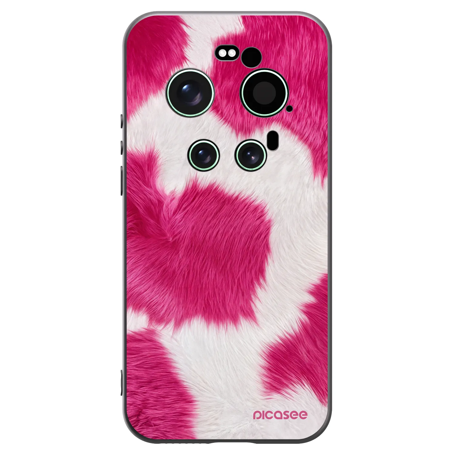 Picasee silikónový čierny obal pre Xiaomi 17 Ultra - Pink Moo