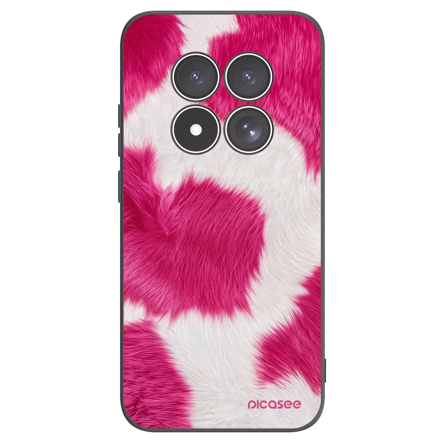 Picasee silikónový čierny obal pre Xiaomi Redmi Note 15 Pro 5G - Pink Moo