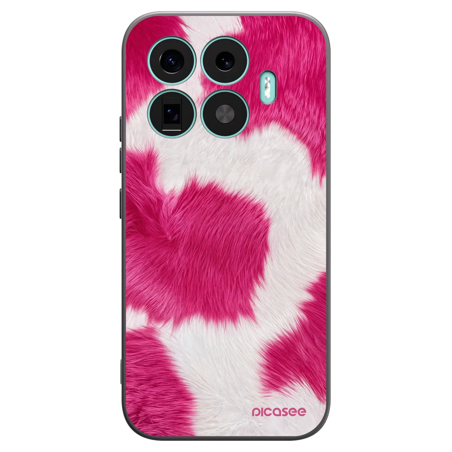 Picasee silikónový čierny obal pre Xiaomi 17T - Pink Moo