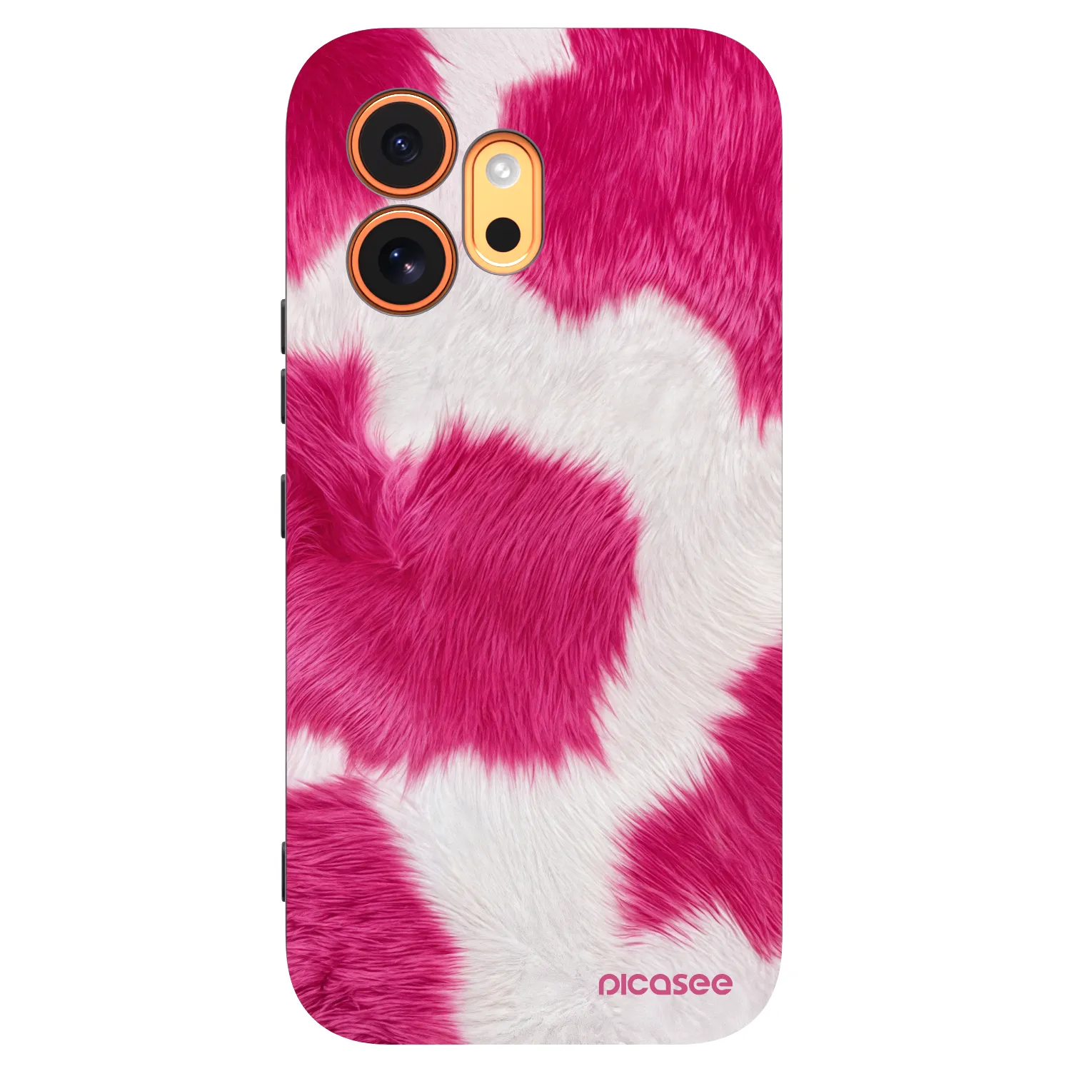 Picasee silikónový čierny obal pre Honor 600 - Pink Moo