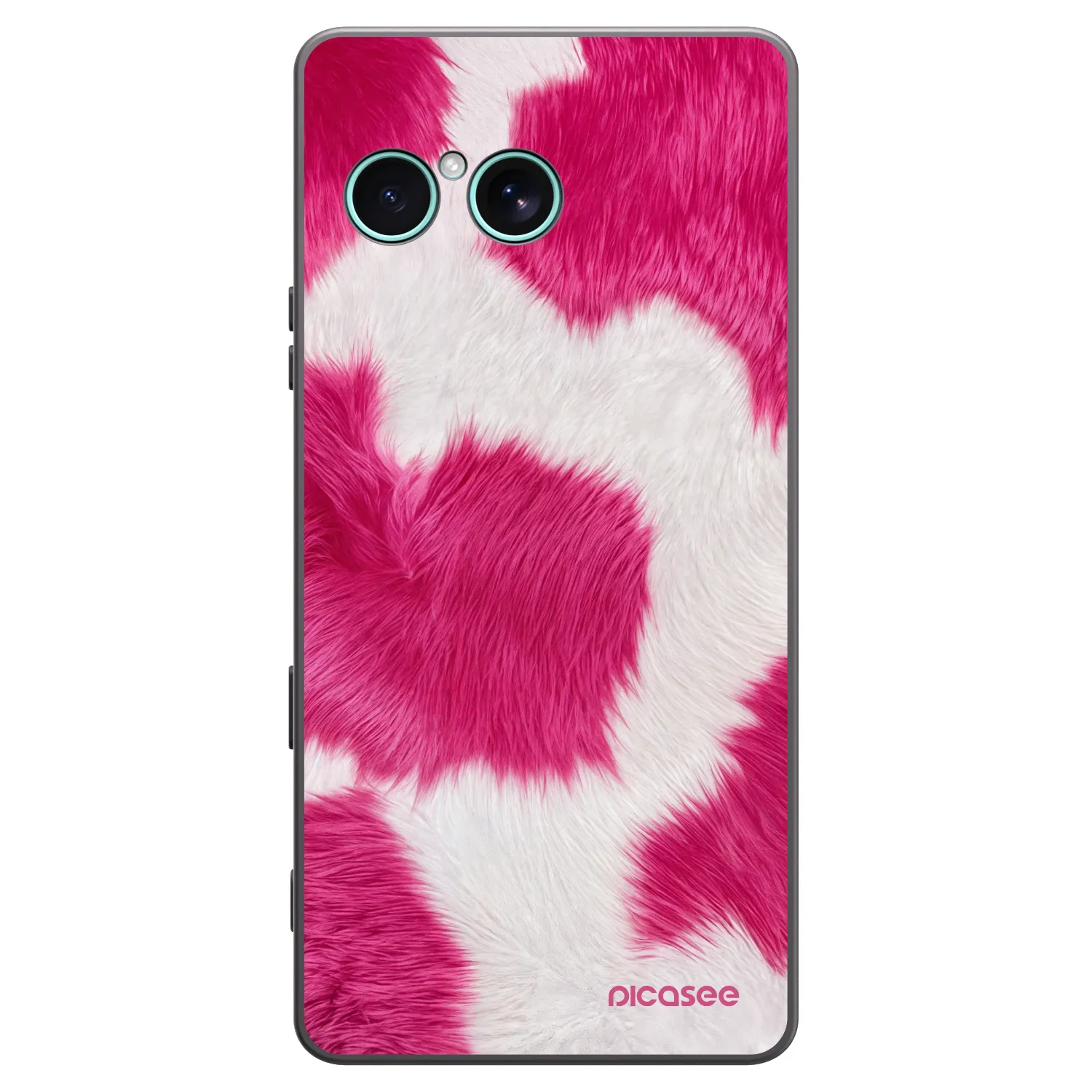 Picasee silikónový čierny obal pre Sony Xperia 10 VII - Pink Moo
