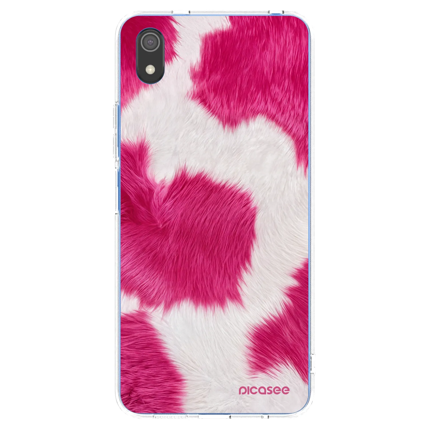 Picasee silikónový prehľadný obal pre Xiaomi Redmi 7A - Pink Moo