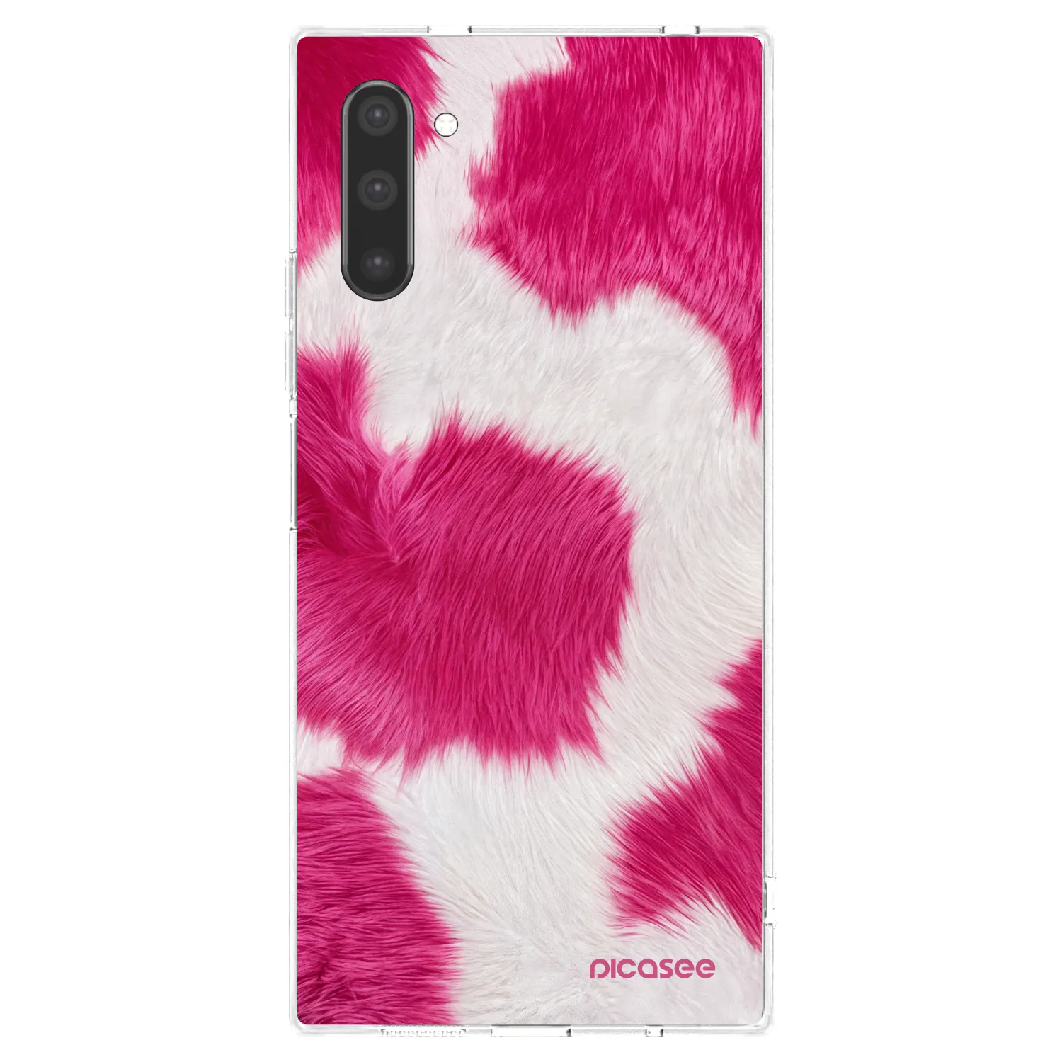 Picasee silikónový prehľadný obal pre Samsung Galaxy Note 10 N970F - Pink Moo