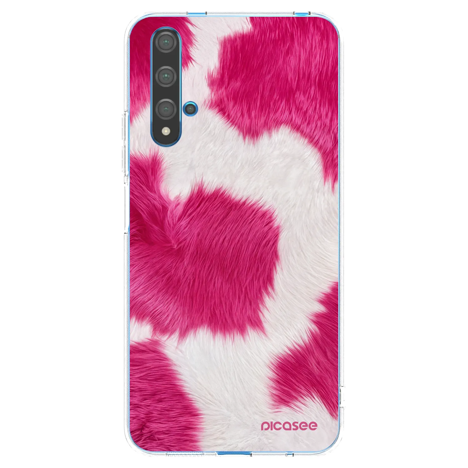 Picasee silikónový prehľadný obal pre Huawei Nova 5T - Pink Moo