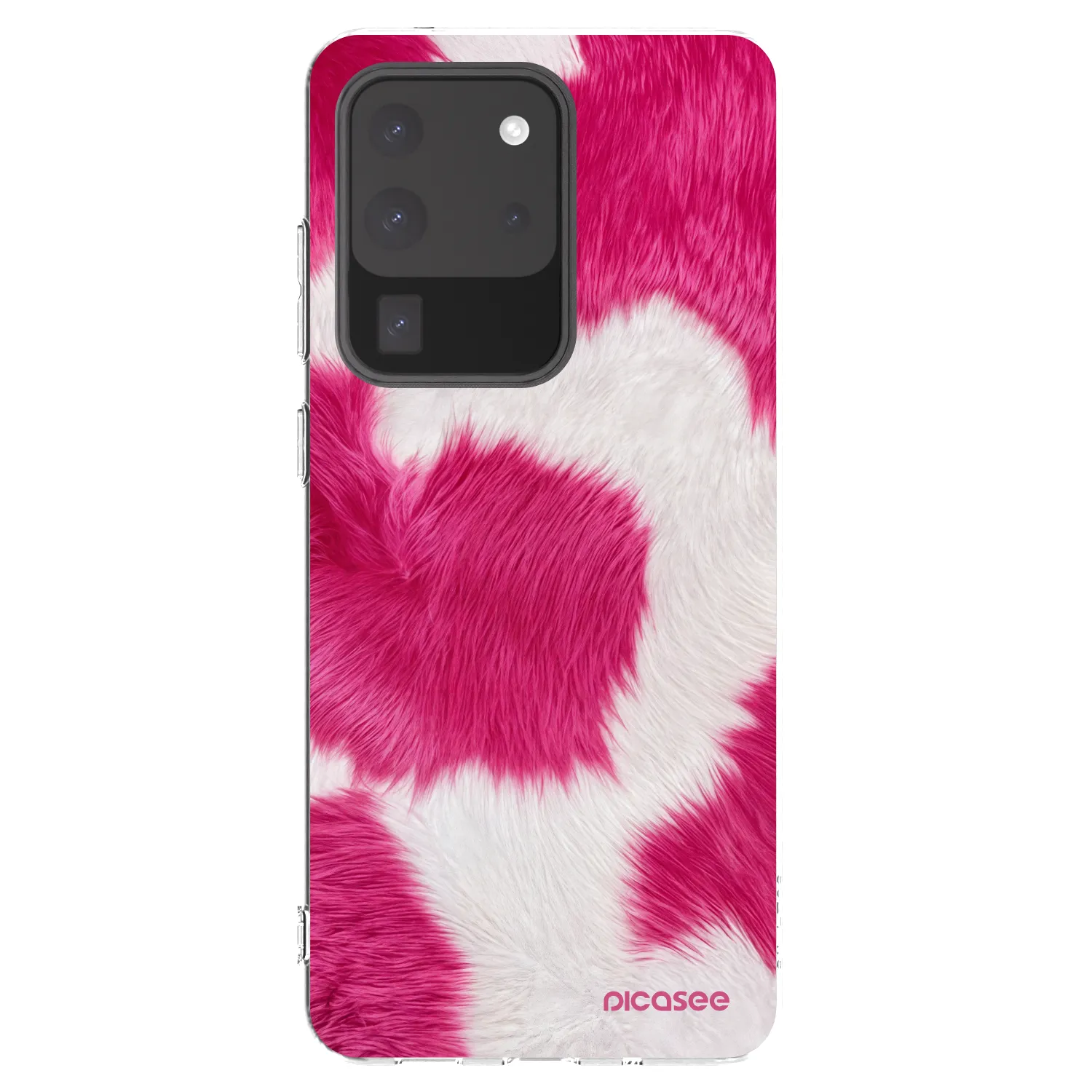 Picasee silikónový prehľadný obal pre Samsung Galaxy S20 Ultra 5G G988F - Pink Moo