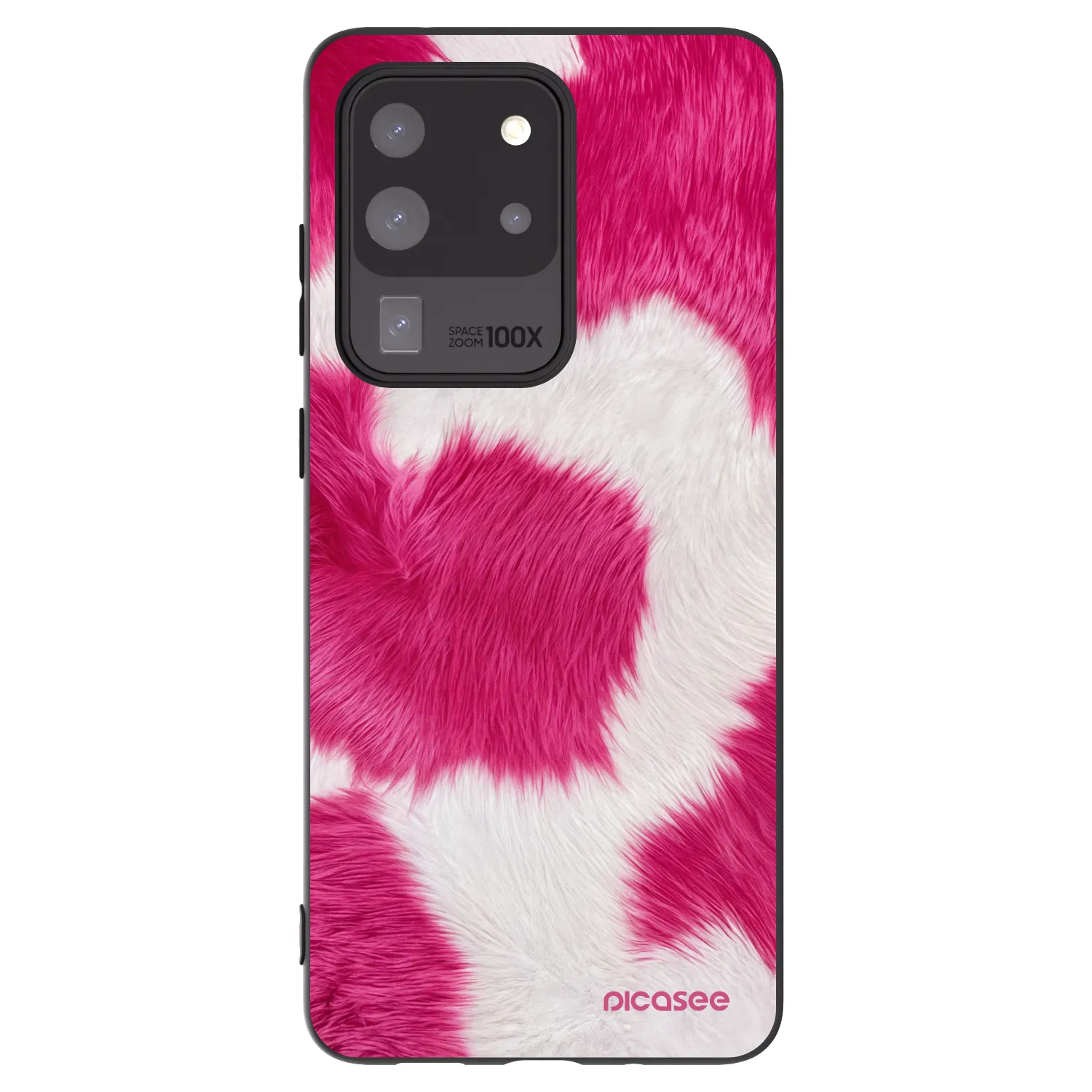 Picasee silikónový čierny obal pre Samsung Galaxy S20 Ultra 5G G988F - Pink Moo