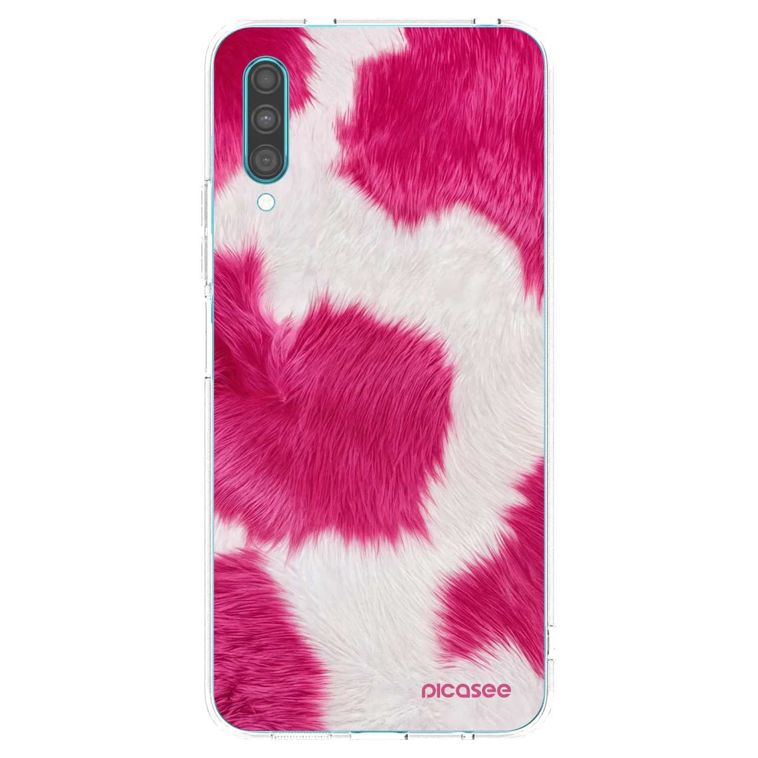 Picasee silikónový prehľadný obal pre Samsung Galaxy A30s A307F - Pink Moo