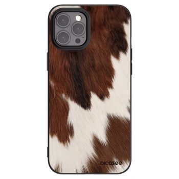 Picasee silikónový čierny obal pre Apple iPhone 12 Pro Max - Rustica