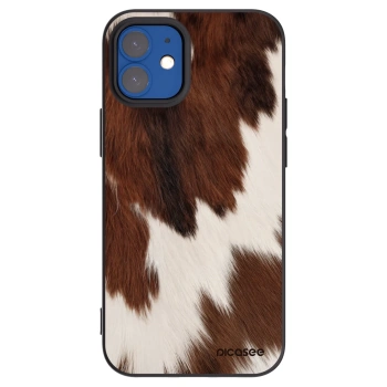 Picasee silikónový čierny obal pre Apple iPhone 12 mini - Rustica