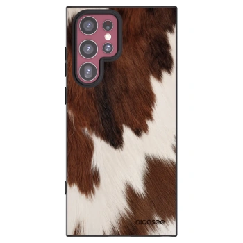 Picasee silikónový čierny obal pre Samsung Galaxy S22 Ultra 5G - Rustica