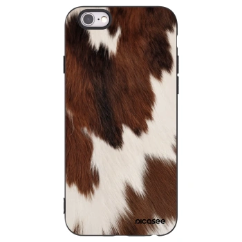 Picasee silikónový čierny obal pre Apple iPhone 6/6S - Rustica