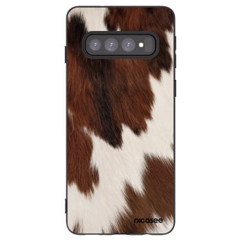 Picasee silikónový čierny obal pre Samsung Galaxy S10 G973 - Rustica